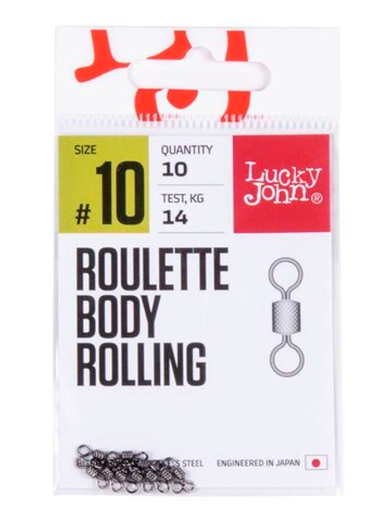 Вертлюги LJ Pro Series ROULETTE BODY ROLLING 010 10шт.