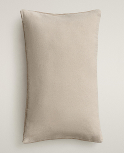 Zara Home наволочка декоративная из льна, зелёный, 30x50 см