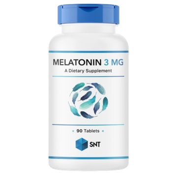 SNT Melatonin 3 mg 90 tablets, Мелатонин !!!Срок 03.08.2025