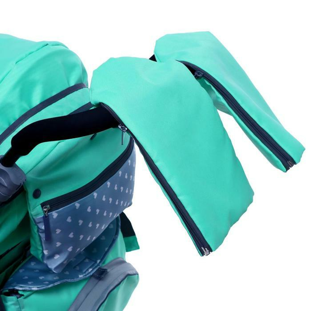 Санки-коляски «Наши детки» 5-2 мятный (арт. НДТ5-2/3)