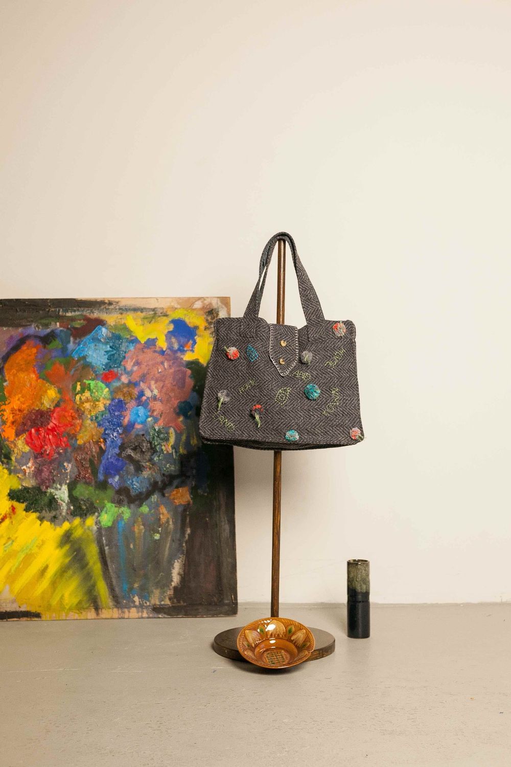 Шоппер Soeurs Thick Woolen Bon Boms Tote