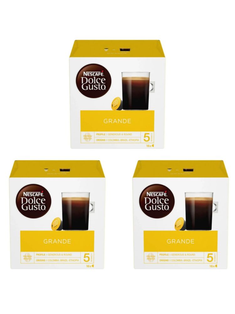 Кофе в капсулах Nescafe Dolce Gusto Grande 16 шт x 3 уп