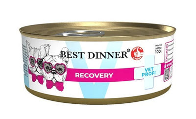 Best Dinner ВетПрофи Конс диетический корм д/кошек и собак Recovery 100г