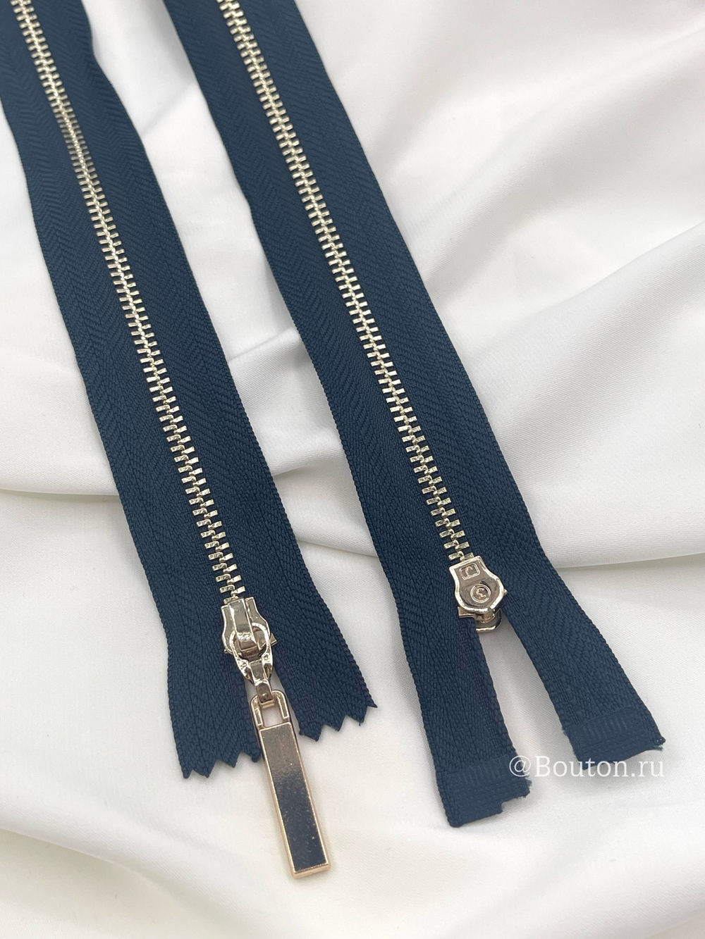 Молния темно-синяя золото