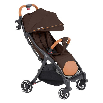 Детская прогулочная коляска Nuovita Jazz Коричневый