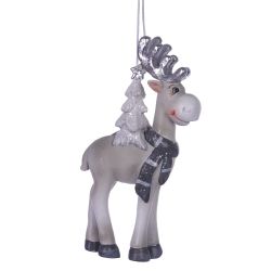 GAEM Фигурка декоративная подвесная "Олень", L5,5 W2,5 H11 см, 2в.