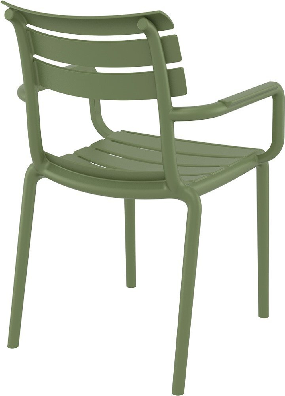 Кресло пластиковое Siesta Contract Paris, оливковый