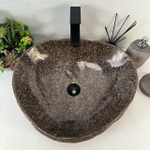 Раковина из речного камня RS-65224 54*46*15 0862