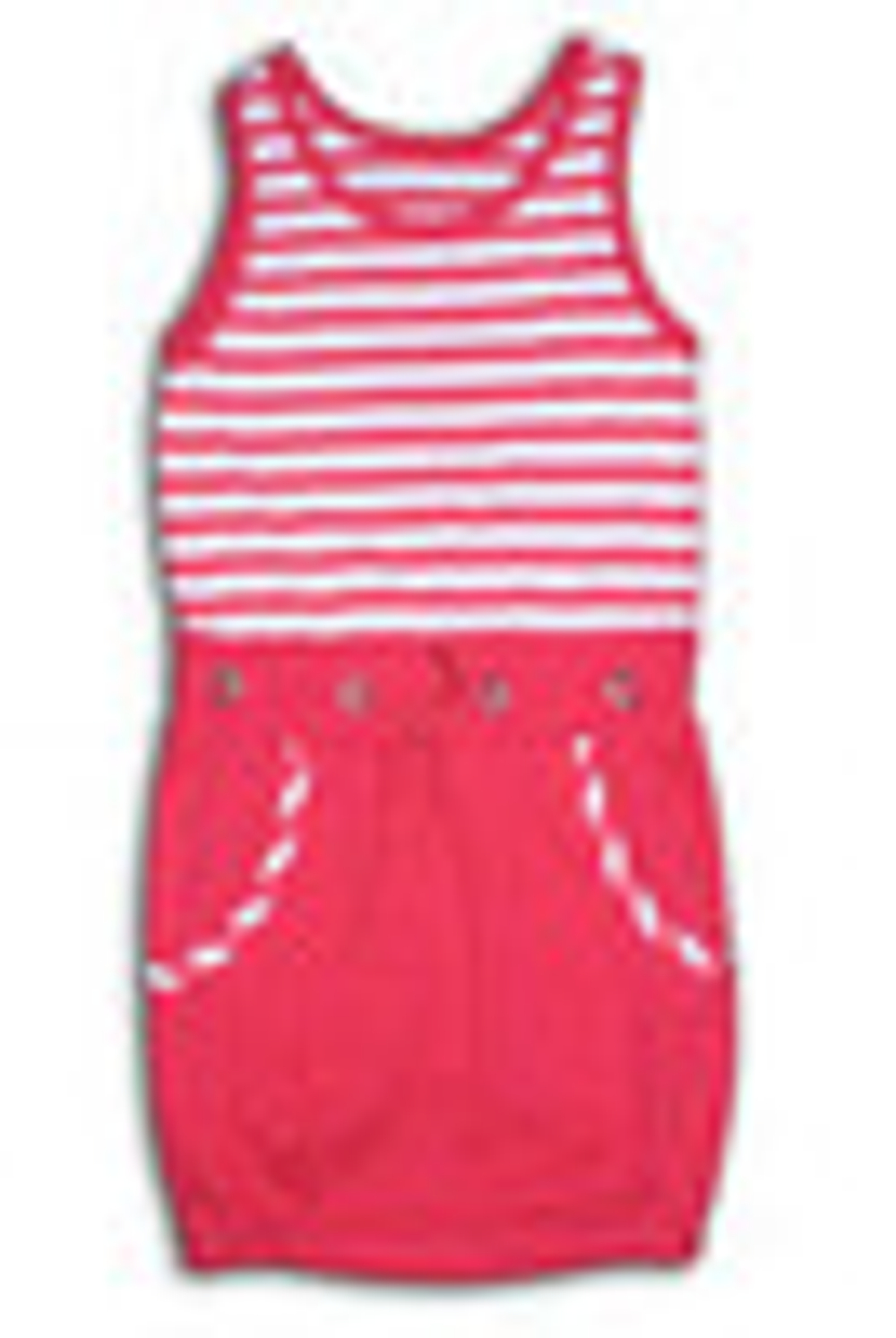 09-02 красная полоска платье для девочки