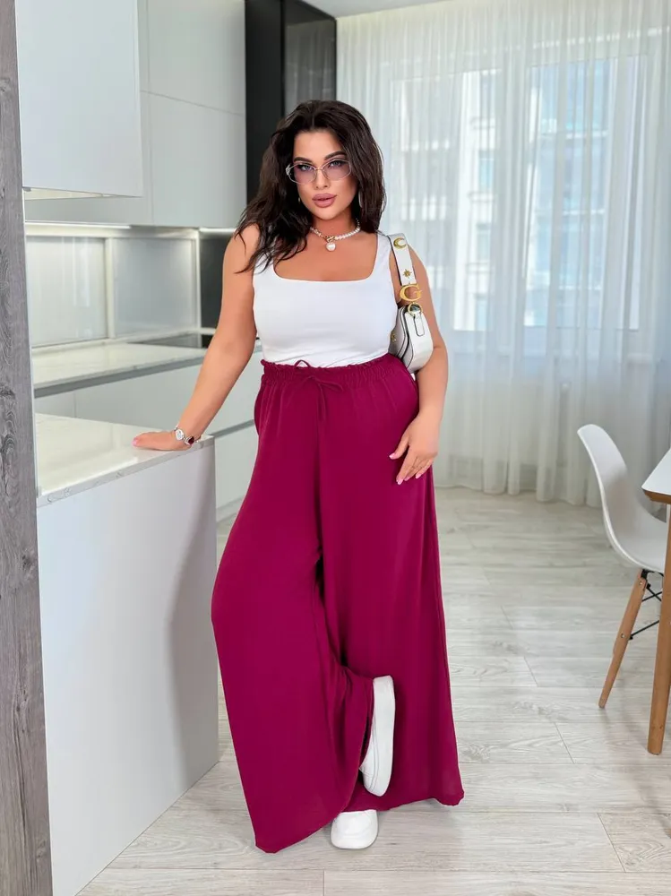 Брюки палаццо УК-136 Фабрика Моды