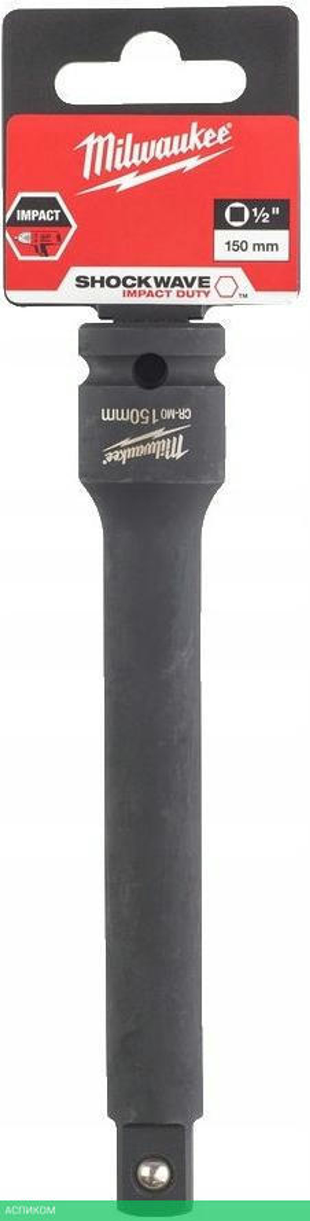 Удлинитель ударный Milwaukee Shockwave 1/2" 150мм (4932480352)