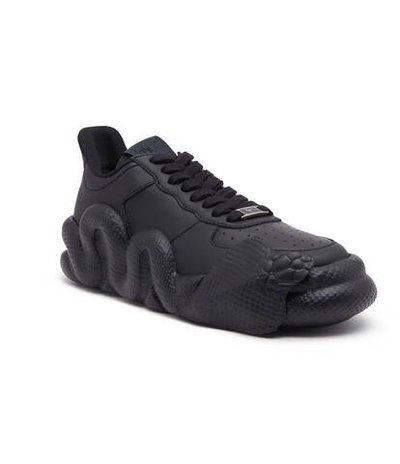 Кожаные кроссовки b cobra Giuseppe Zanotti - черный(RM20035)