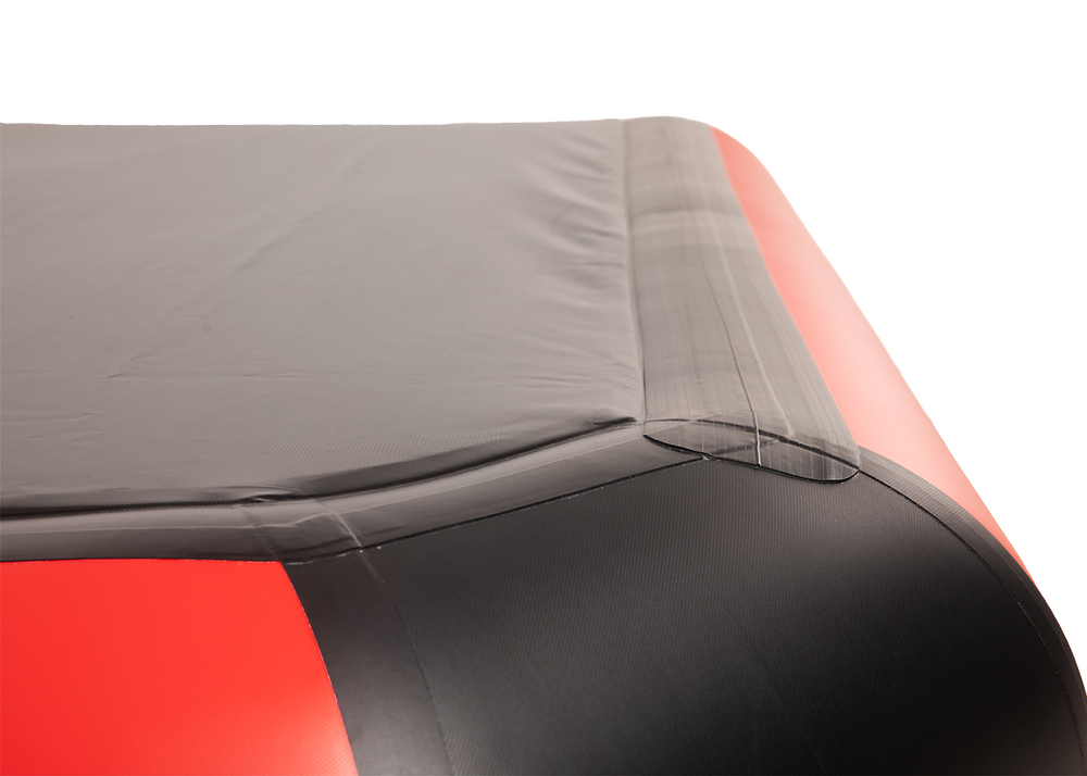 Броня-300 М красный-черный (лодка ПВХ с усилением)