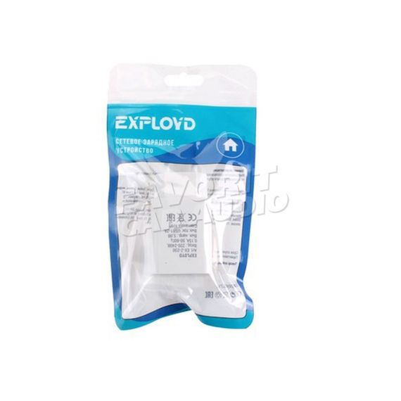 СЗУ 1 USB Exployd EX-Z-230 2000mA пластик белый