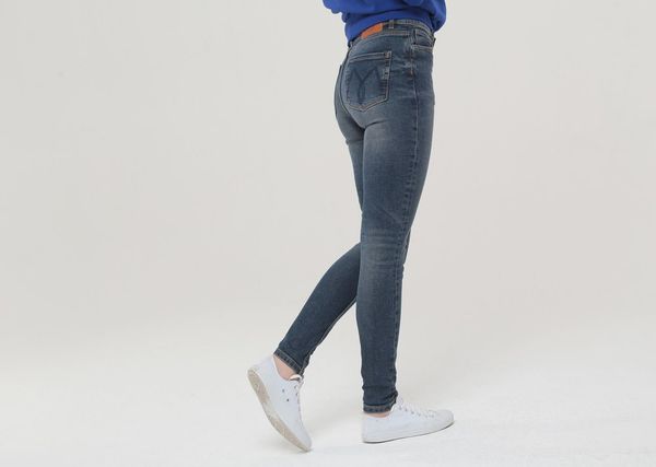 Джинсы Женские Swallow Cиние - фото 5