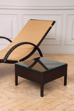 Столик плетеный журнальный Tagliamento Spring, кофе