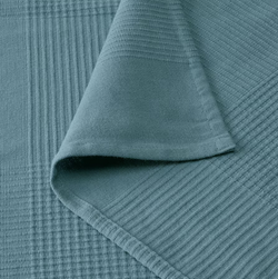 ИНДИРА INDIRA Покрывало 150x250 см, светло-голубое