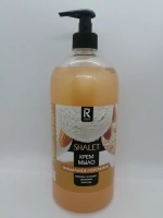 SHALET крем-мыло питательное Миндальное мороженое 1л