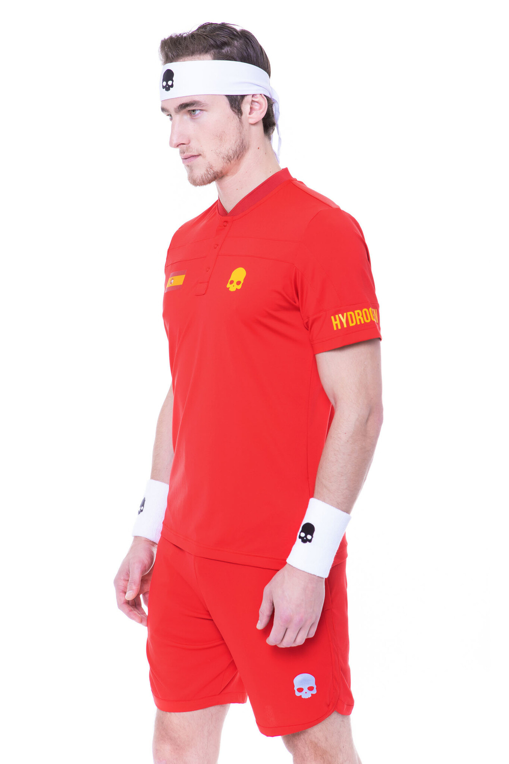 Мужское теннисное поло Hydrogen Nation Cup Tech Serafino - red