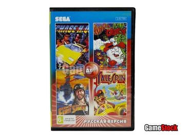 Картридж 16-Bit - 4в1 CHASE H.Q./FANTASTIC DIZZY /FIRE SHARK/TALESPIN
