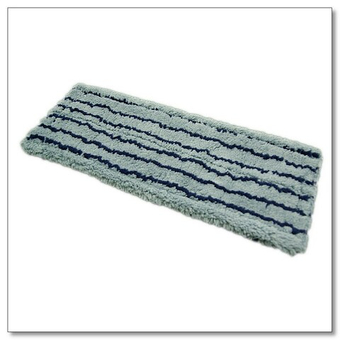 Моп микроволоконный серый с синей полосой 40 см карман+язык RQ (MMV-40-RQ)