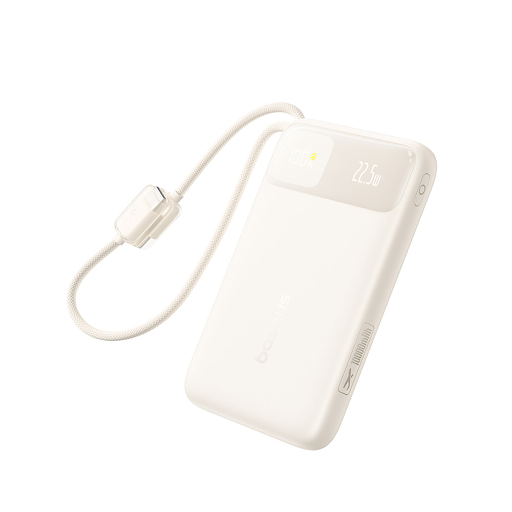Портативный внешний аккумулятор Baseus EnerFill FC11 10000mAh 22.5W Beige (E0027R05)