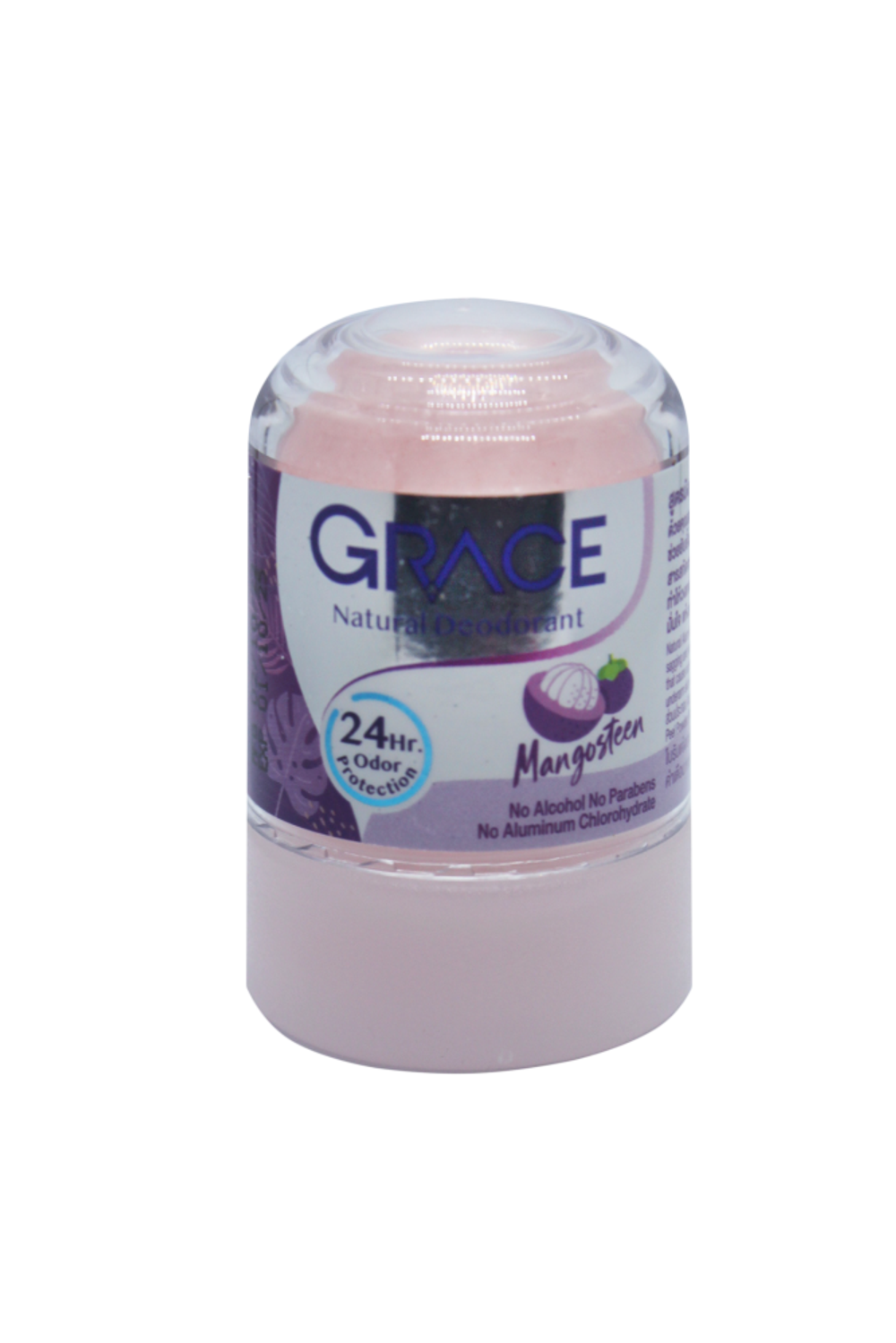 [Grace] Crystal deodorant Mangosteen - Кристаллический натуральный антибактериальный дезодорант - Мангостин, 50 гр