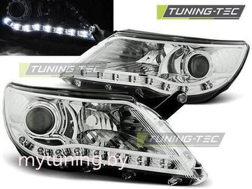 Передние фары VW Tiguan daylight chrome