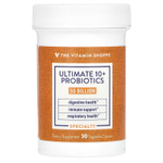 The Vitamin Shoppe, Ultimate 10+, пробиотики, 50 млрд, 30 растительных капсул