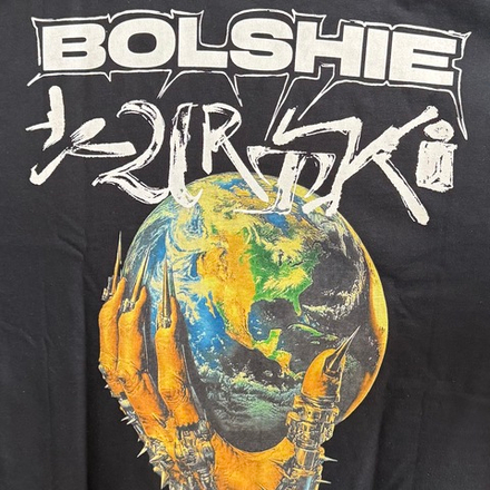 T-SHIRT "BOLSHIE KURTKI" BLACK (TOUR ONLY)