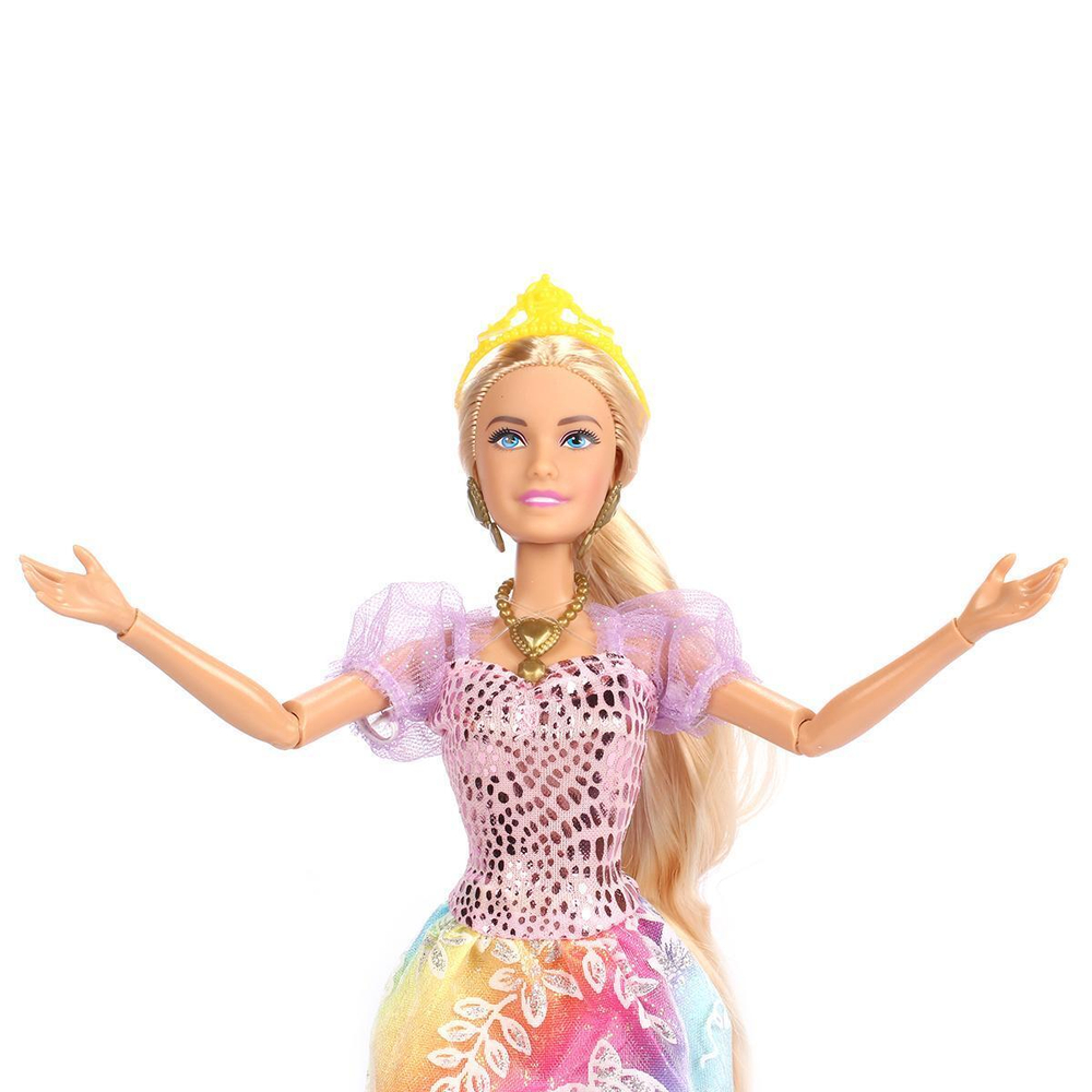 Кукла 29 см София, руки и ноги сгиб, принцесса, акс, кор (Карапуз)