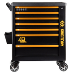 KING TONY (87G38-7B-P40) Тележка инструментальная, 7 выдвижных ящиков, "PROFESSIONAL", 40 лет KING TONY