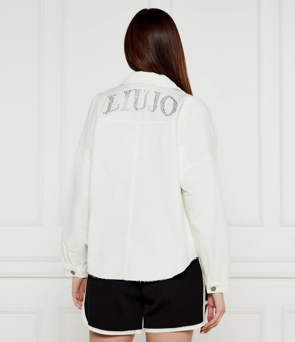 Джинсовая куртка Liu Jo - экрю(UA5165 DS069)