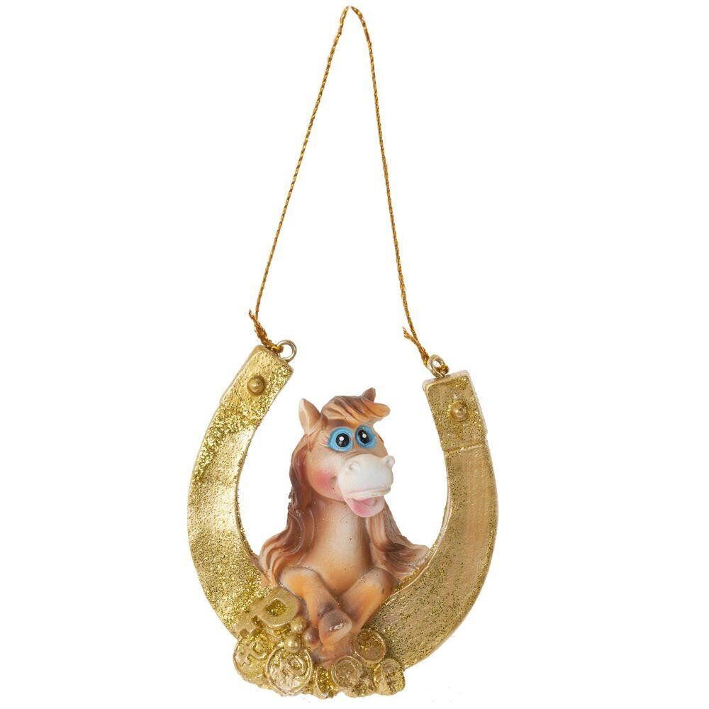 GAEM Фигурка декоративная подвесная "Лошадка", L6,5 W3,5 H6 см, 4в.