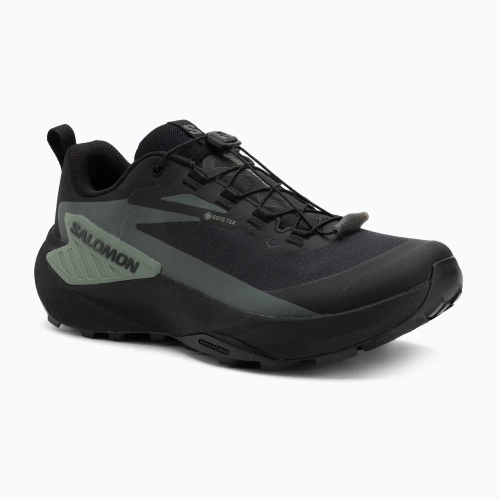 Кроссовки для бега Salomon Genesis GTX black/agave green/urban chic
