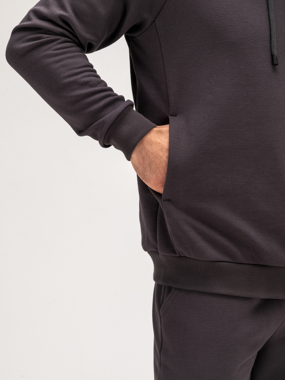 Костюм мужской спортивный теплый. Графит