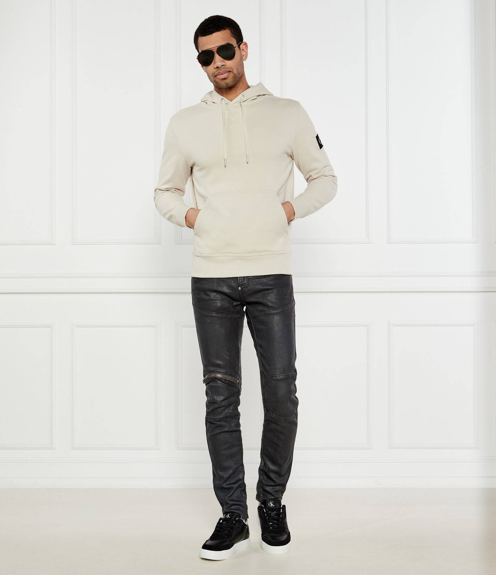 Худи BADGE CALVIN KLEIN JEANS - бежевый(J30J323430)