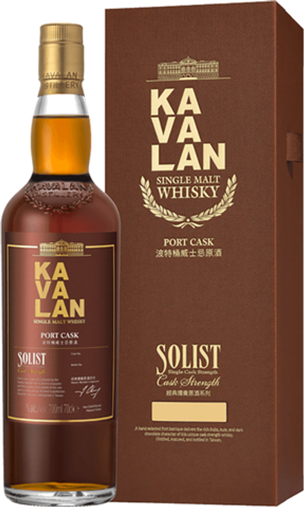 Виски Kavalan Solist Port Cask Single Cask Strength, 0.7 л