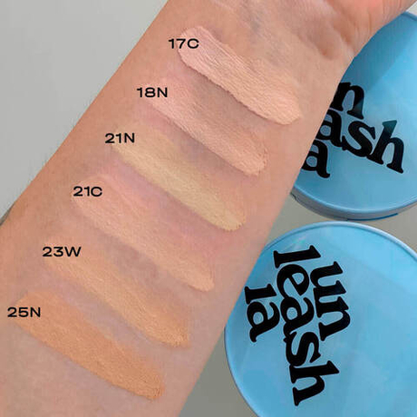 Unleashia Тональный кушон с матовым финишем - Babe Skin Baby Blue Cushion SPF40 PA++