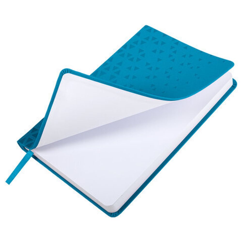 Ежедневник датированный 2023 А5 138x213 мм BRAUBERG "Glance", под кожу, бирюзовый, 114099