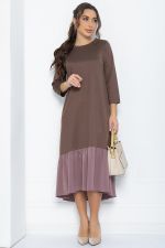 Платье Русалка (коричневое) П12097 LT Collection