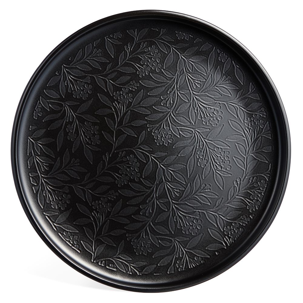 НАБОР ТАРЕЛОК ОБЕДЕННЫХ BRONCO "CHOICE BLACK" 26,5 СМ 4ШТ