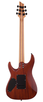 SCHECTER C-1 EXOTIC SPALTED MAPLE Satin Natural Vintage Burst