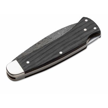 Складной нож Boker 111045DAM Fellow c клинком из стали Damascus, рукоять дерево (Дуб мореный)