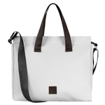 Детская коляска Roan Esso Кожа 2 в 1 ESSK/215/1 White/Black/руч.Тем.коричневый