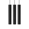 Светильник Umage Chimes Cluster 3, Ø3,4х44 см, черный дуб