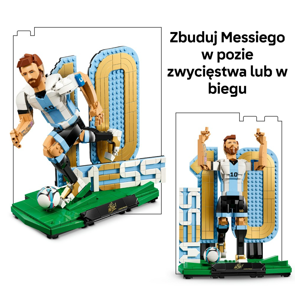 Конструктор LEGO Editions 43015 Лионель Месси: легенда футбола — фото 11