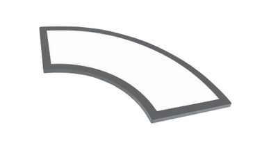 L&S Italy Светодиодный светильник SHAPING C, 200х200 мм, 7 W, дневной, черный