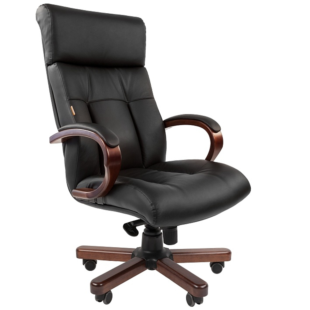 Офисное кресло CHAIRMAN 421, натуральная кожа/экокожа