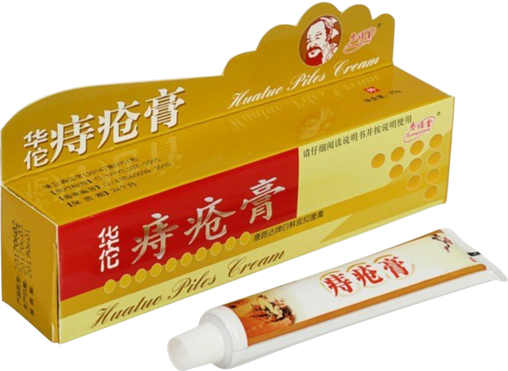 Мазь от геморроя с мускусом Huatuo Piles Cream Xuanfutang, 25 г